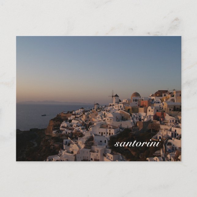Santorini Postcard (Front)