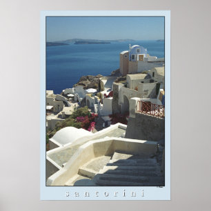 Santorini Poster Print (film photography)