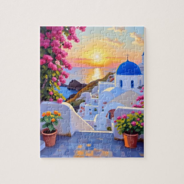 Santorini Puzzle (Vertical)