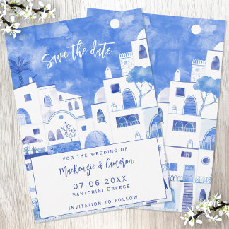 Santorini Save The Date