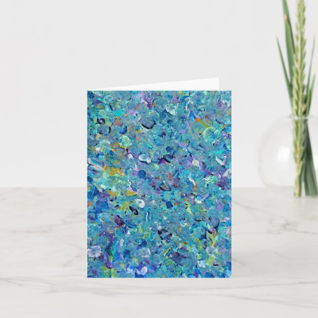 Santorini Sea Glass Note Card (Front)