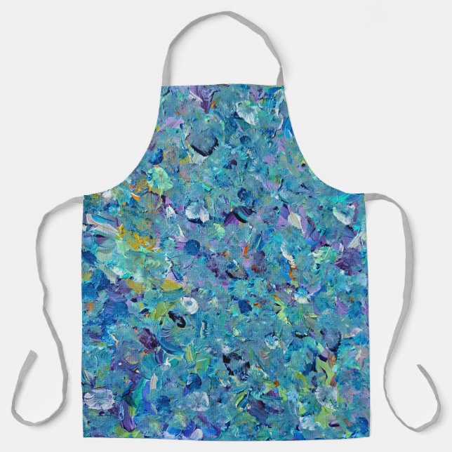 Santorini Seaglass Apron  (Front)