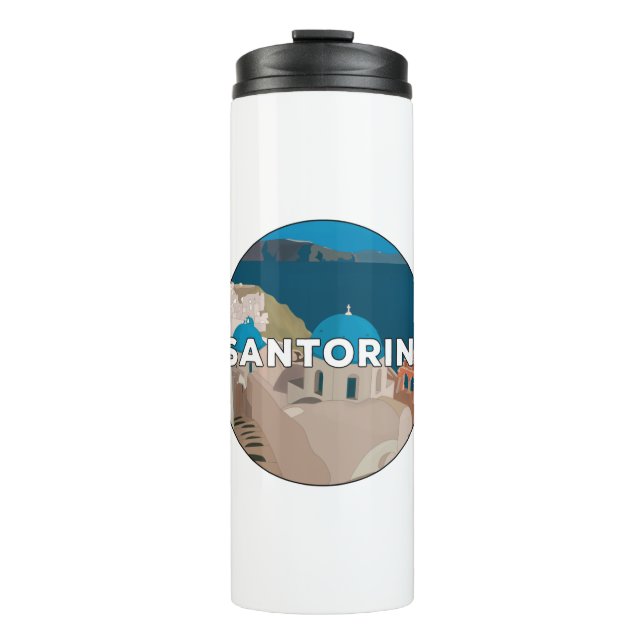 Santorini Thermal Tumbler (Front)