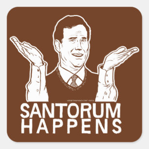Santorum Happens Sticker