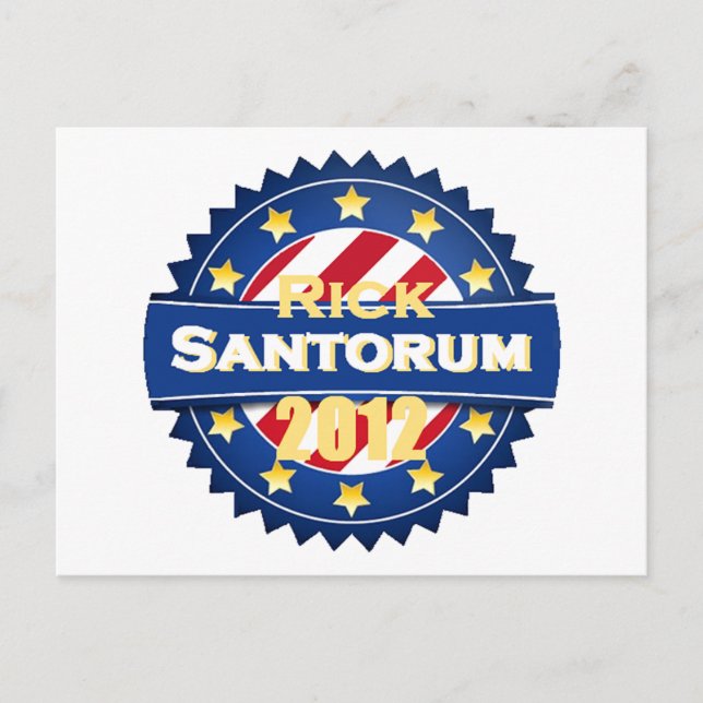 Santorum Postcard (Front)