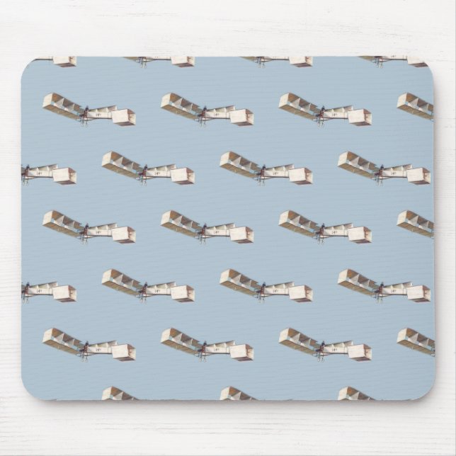 Santos-Dumont 14-Bis Aeroplane Mouse Mat (Front)