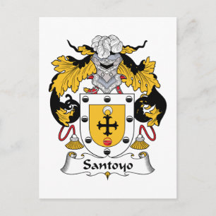 Santos Family Crest Postcard