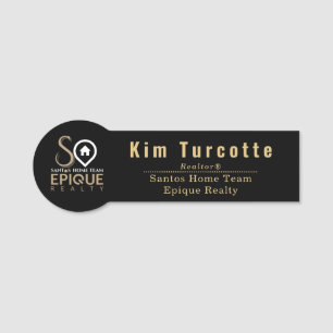 Santos Home Team - Epique Realty Name Tag