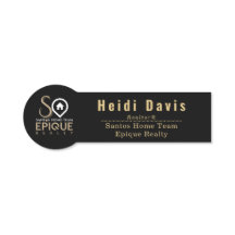 Santos Home Team - Epique Realty Name Tag