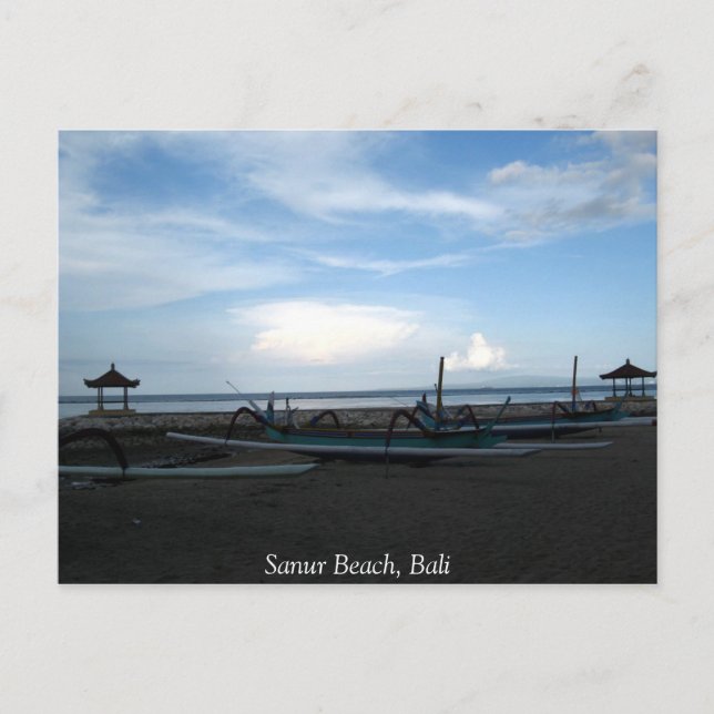 Sanur Beach, Bali Postcard (Front)
