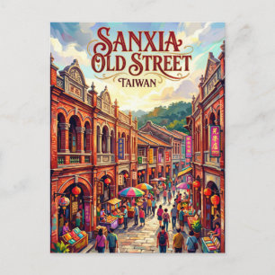 Sanxia Old Street Taiwan Postcard