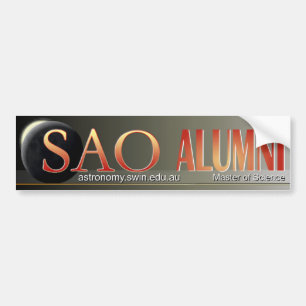SAO Alumni Bumper Sticker