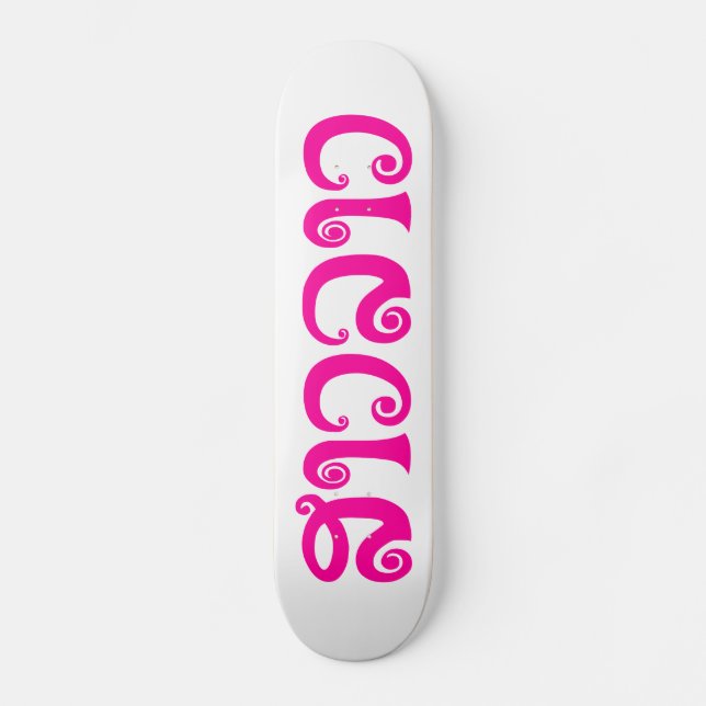 Sao Lao ✿ Lady Lao ✿ Laos / Laotian Language Skateboard (Front)