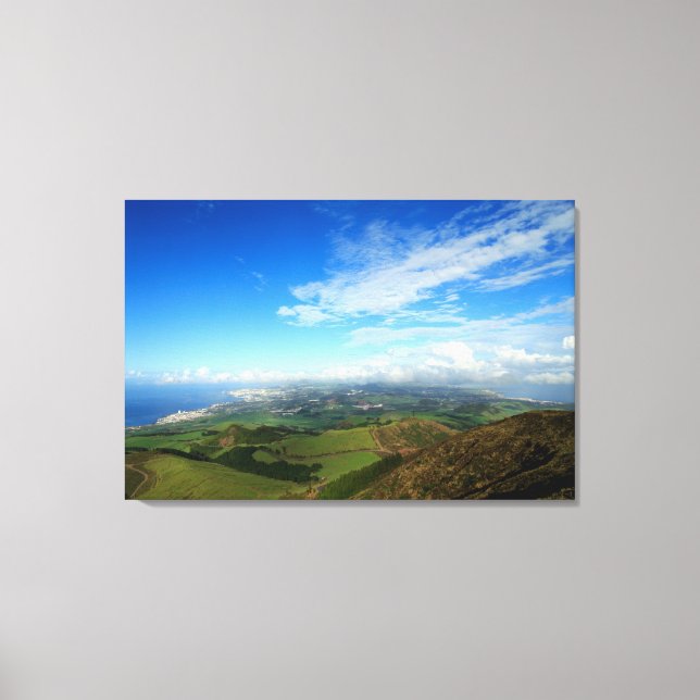 Sao Miguel island Azores Canvas Print (Front)