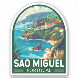 Sao Miguel Island Portugal Travel Art