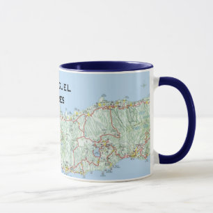 Sao Miguel* Map Coffee Mug