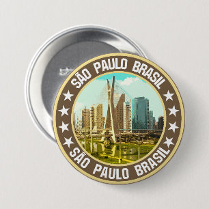 São Paulo                                          7.5 Cm Round Badge