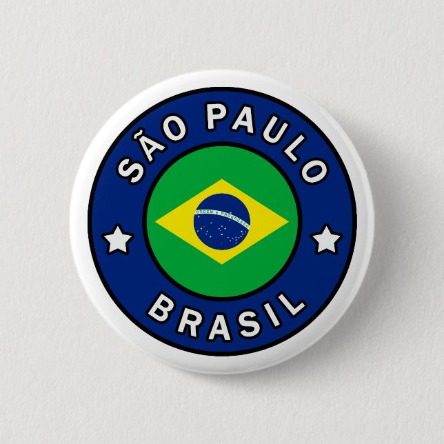 São Paulo Brasil 6 Cm Round Badge (Front)