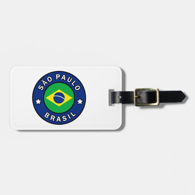 São Paulo Brasil Luggage Tag (Front Horizontal)