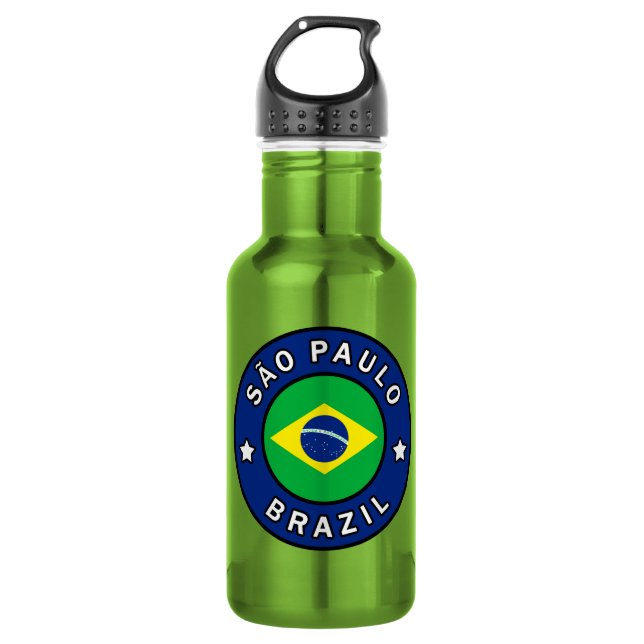 São Paulo Brazil 532 Ml Water Bottle (Front)