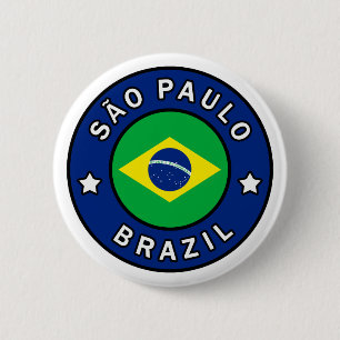São Paulo Brazil 6 Cm Round Badge