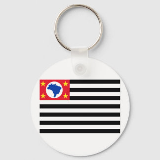 São Paulo, Brazil Flag Key Ring