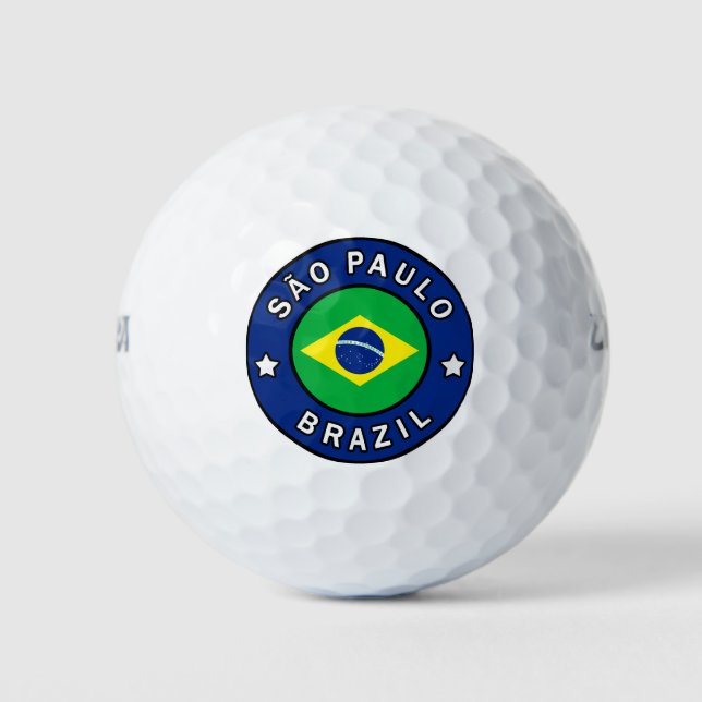 São Paulo Brazil Golf Balls (Front)