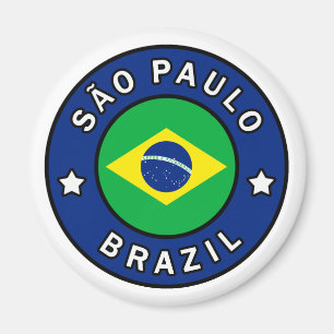 São Paulo Brazil Magnet