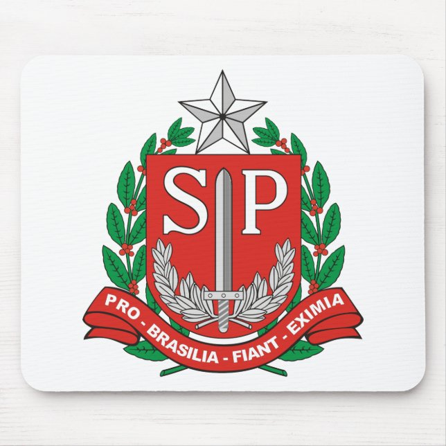 Sao Paulo, Brazil Mouse Mat (Front)