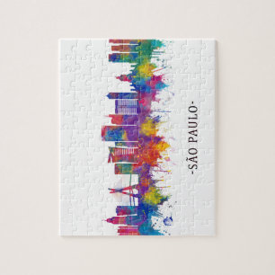São Paulo Brazil Skyline Jigsaw Puzzle