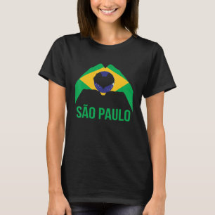 Sao Paulo Brazilian City Love Brazil Flag T-Shirt