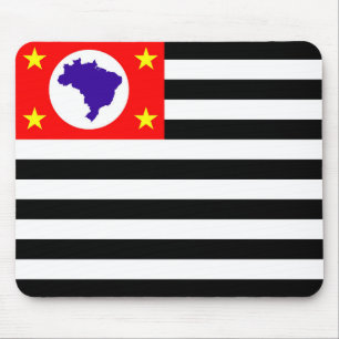 Sao Paulo city flag brazil symbol Mouse Mat