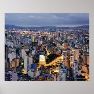 Sao Paulo Cityscape 2 Poster