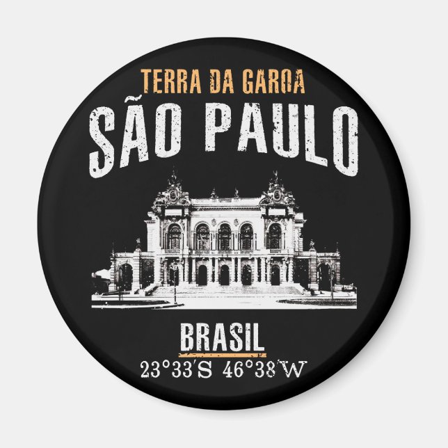 São Paulo Magnet (Front)