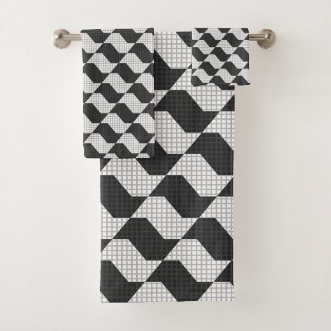 São Paulo Sidewalk — SP Bath Towel Set (Insitu)