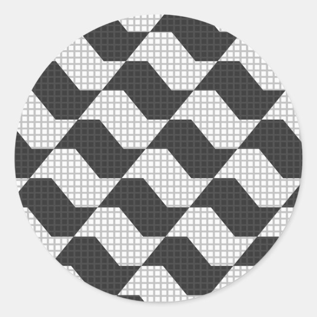 São Paulo Sidewalk - SP Classic Round Sticker (Front)