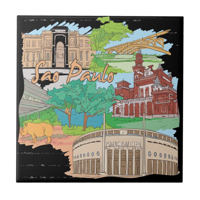 Sao Paulo Tile (Front)