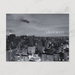 São Paulo - urban city Postcard