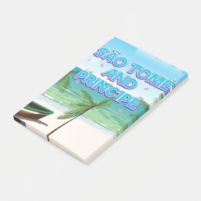 São Tomé and Principé beach Post-it Notes (Angled)