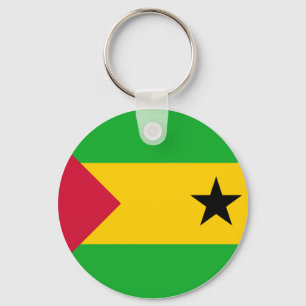 Sao Tome and Principe Flag Key Ring