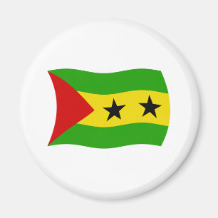 Sao Tome and Principe Flag Magnet