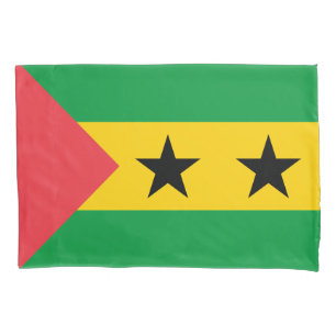 Sao Tome and Principe Flag Pillowcase