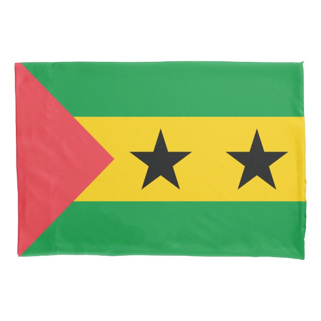 Sao Tome and Principe Flag Pillowcase (Front)