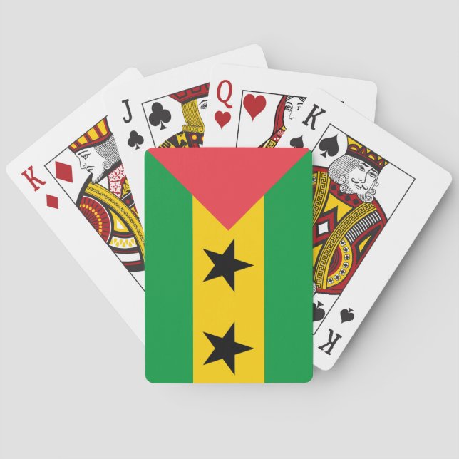 Sao Tome and Principe Flag Playing Cards (Back)