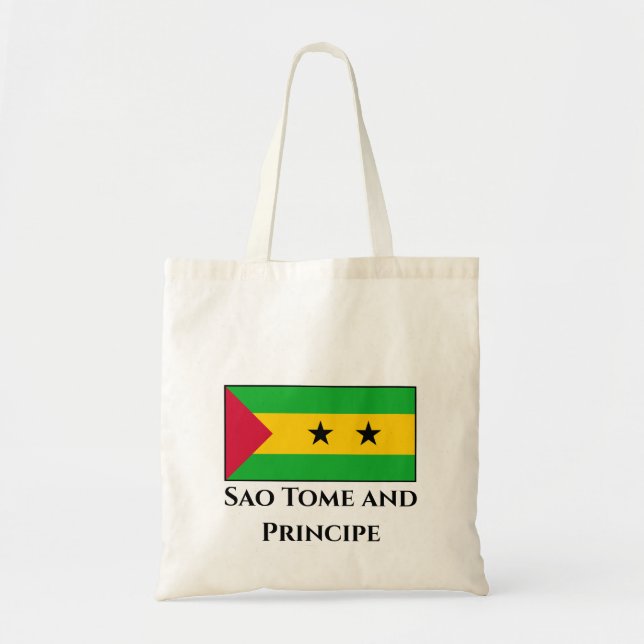 Sao Tome and Principe Flag Tote Bag (Front)