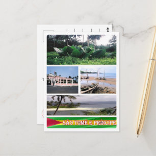 São Tomé and Príncipe - Mosaic - Postcard