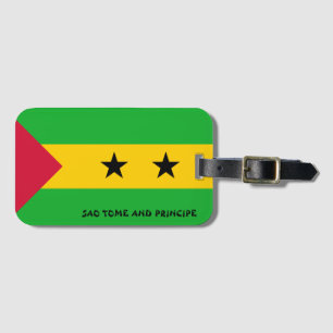 Sao Tome and Principe National Flag Patriotic Luggage Tag