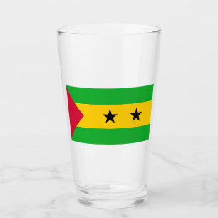 São Tomé and Príncipe (Sao Tome and Principe) Flag Glass