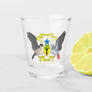 São Tomé e Príncipe coat of arms Shot Glass