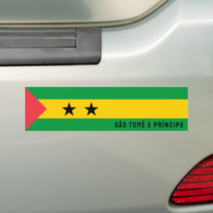 São Tomé e Príncipe flag Bumper Sticker